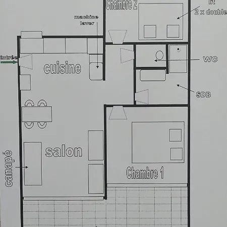 Agréable appartement 6 personnes piscine,plage,jardin Calcatoggio (Corsica)